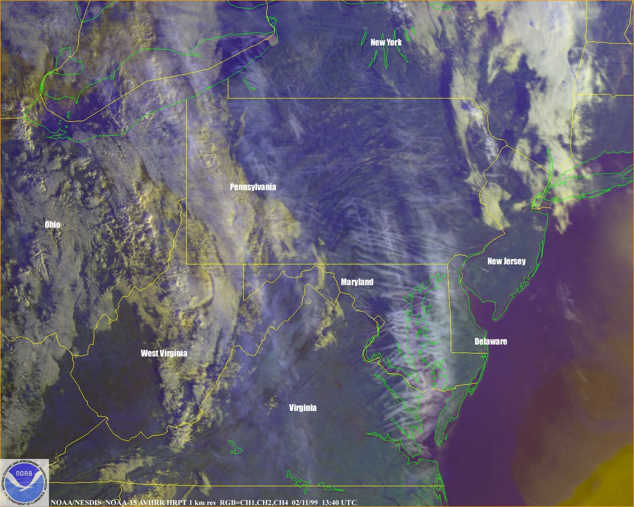 Chemtrail Satellite Photos