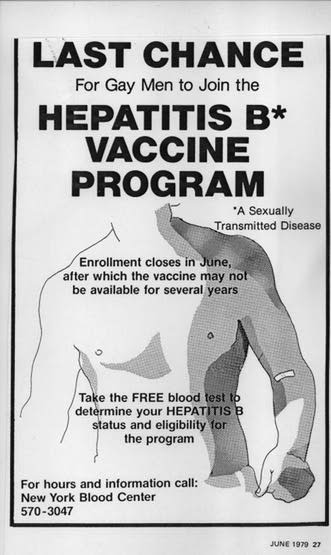 Image result for gay men hepatitis b vaccine ad